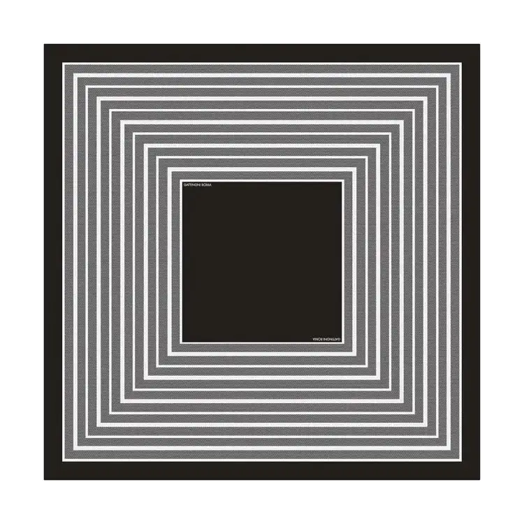 Gattinoni ALESSANDRA AEN1A2669 WPO000 Foulard Donna 90x90 cm Black