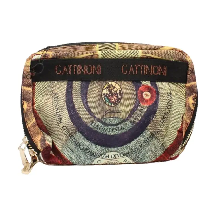 Gattinoni BIGYE6588 Pochette Con Cerniera Planetario Classic Black