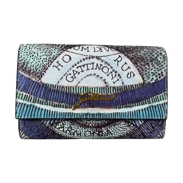 Gattinoni Planetarium BIGPL6565 WPQW36 Portafogli Flap Aquamarine Dark