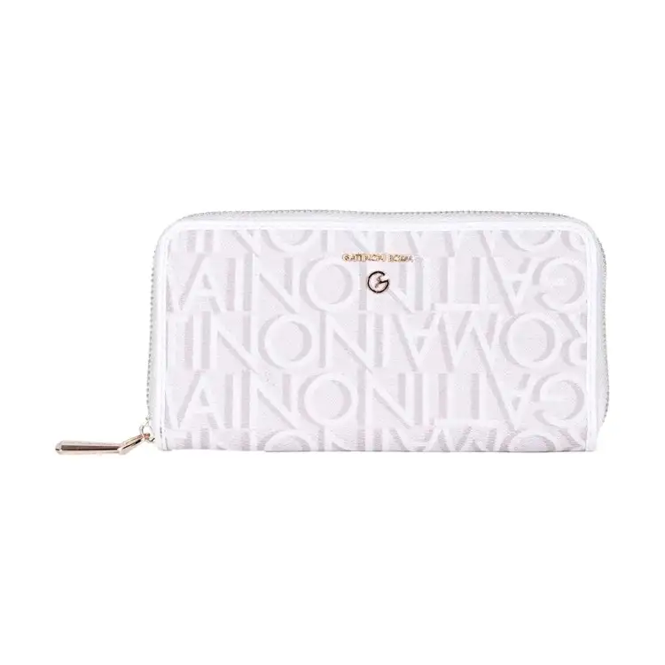 Gattinoni RACHEL WINR08517 WVP800 Zip Wallet Portafogli L. Donna White