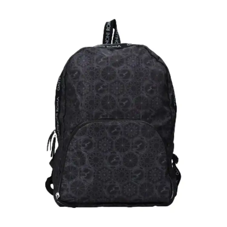 Gattinoni Roma BENTF 8104 05 Backpack Zaino Large Teodosia Easy Chic Richiudibile Black