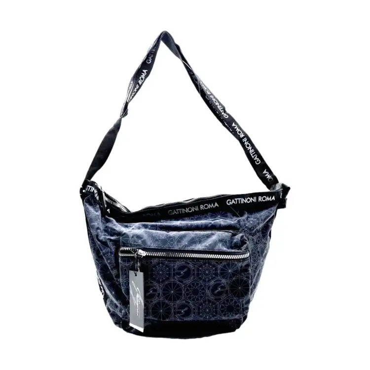 Gattinoni Roma BENTF 8105 05 Borsa Teodosia Easy Hobo Richiudibile Black