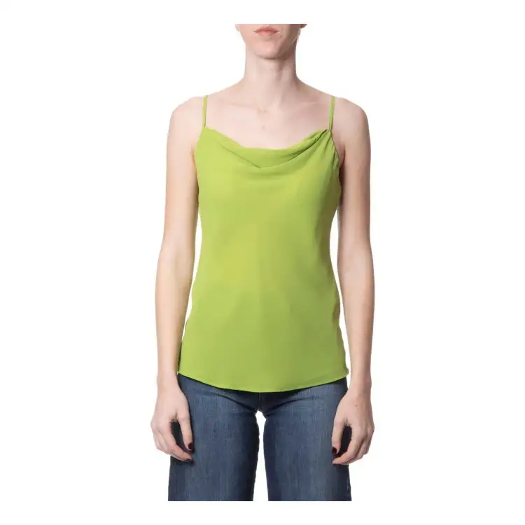Gattinoni TO049A03U08 Donna Top Scollo Cappuccio Cyber Lime
