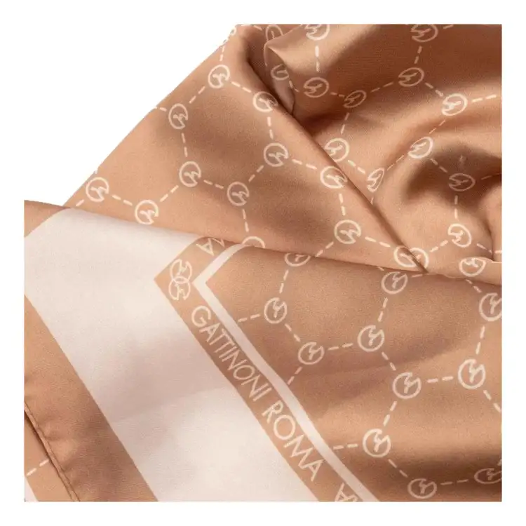 Gattinoni Teodosia AINA12657 WPO521 Foulard Donna 90x90 cm Tan