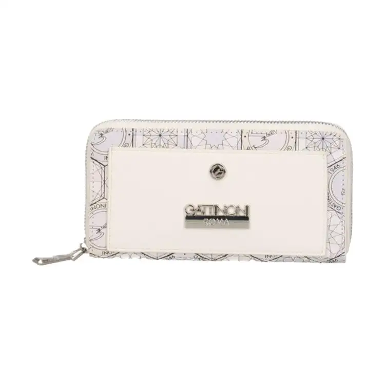 Gattinoni Teodosia BRIGTH BENTD8617 WZTDA1 Portafogli L. Donna White