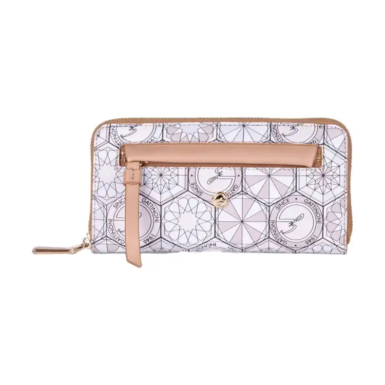 Gattinoni Teodosia DAILY BINTD8007 WZTN98 Portafogli Donna Zip Nude