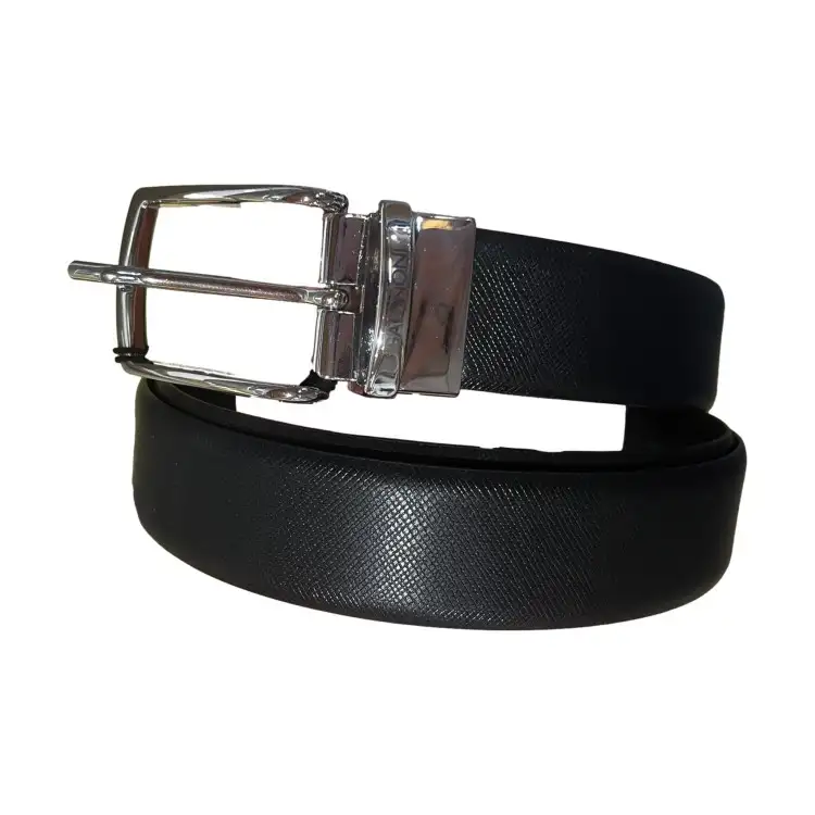 Gattinoni WIG0G1076MHA000 Cintura Uomo Reversibile 30mm Black