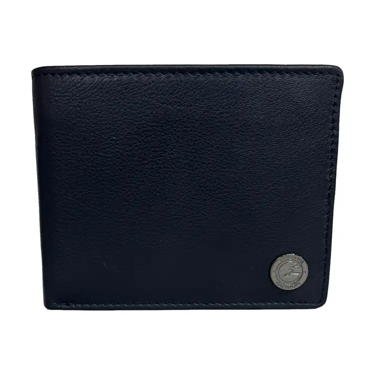 Gattinoni WIGJJ1081 MHA200 Jonathan Portafogli Uomo Large Vera Pelle Blue