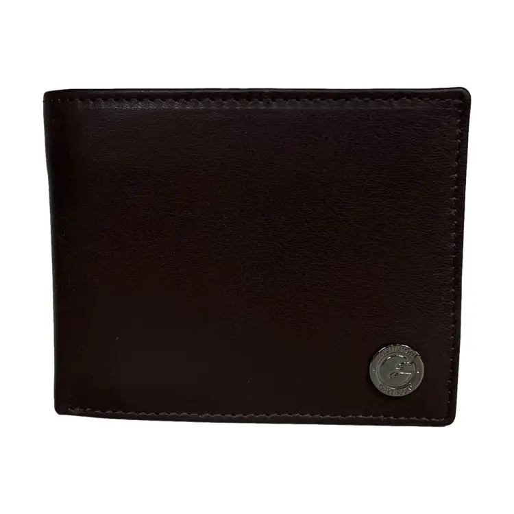 Gattinoni WIGJJ1081 MHA500 Jonathan Portafogli Uomo Large Vera Pelle Brown