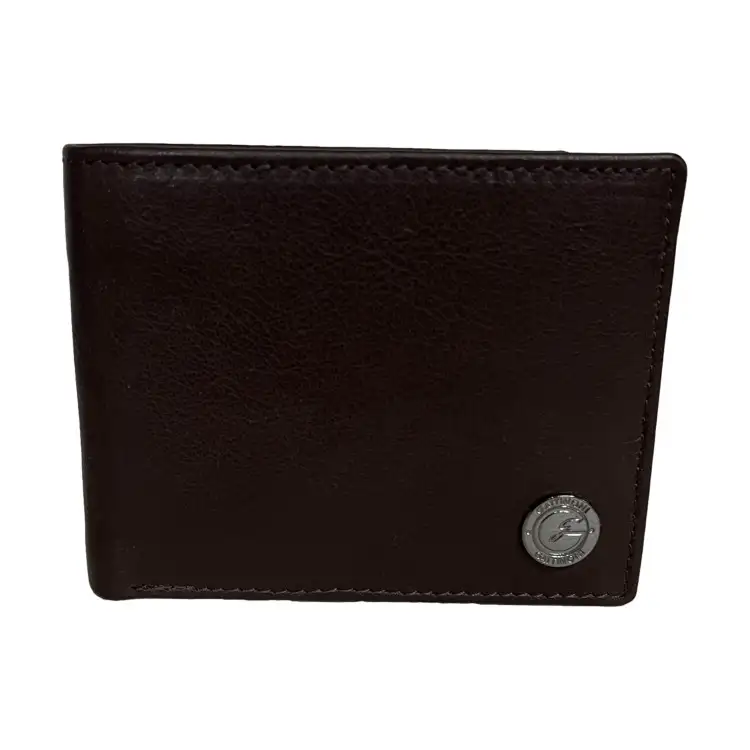 Gattinoni WIGJJ1083 MHA500 Jonathan Portafogli Uomo 11x9 Vera Pelle Brown