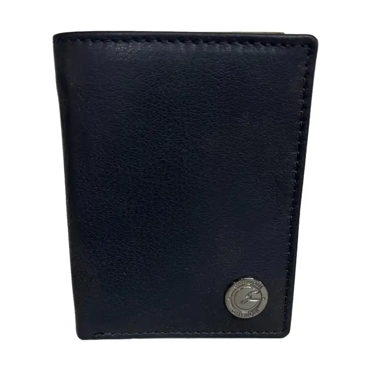 Gattinoni WIGJJ1088 MHA200 Jonathan Portafogli Uomo 8 x 10 Vera Pelle Blue