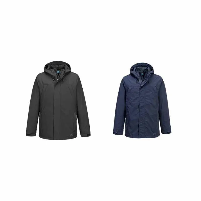 Giacca da Lavoro Multitasche Impermeabile con Cappucio Portwest KX364