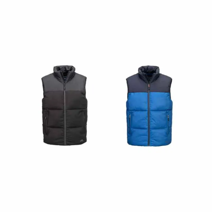 Gilet da Lavoro Multitasche Impermeabile Zip Intera Baffle Portwest KX305