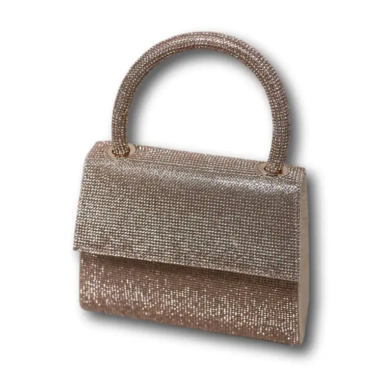 Gold & Gold GGM35 Borsa Donna Con Bottone Champagne