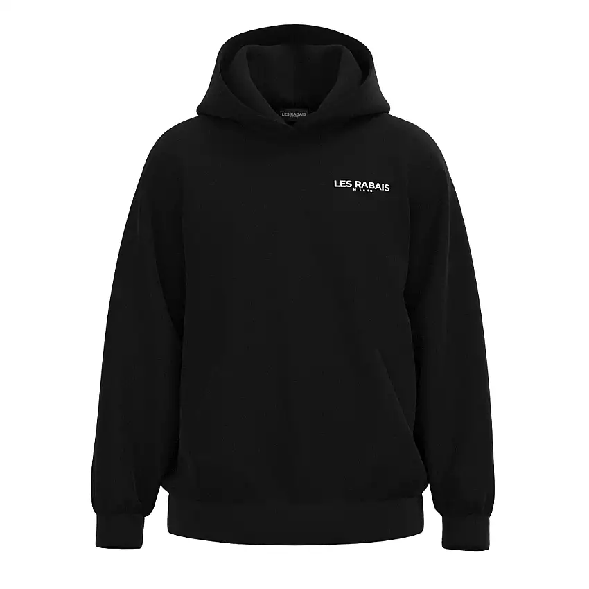 Les Rabais Milano Felpa con big logo sul retro