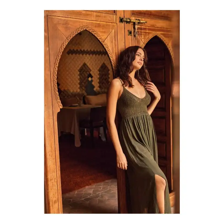 Iconique IC24080 Abito lungo con spalline Melissa