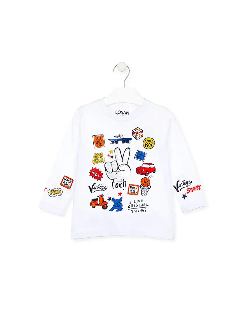 Losan T-shirt 025-1026AL