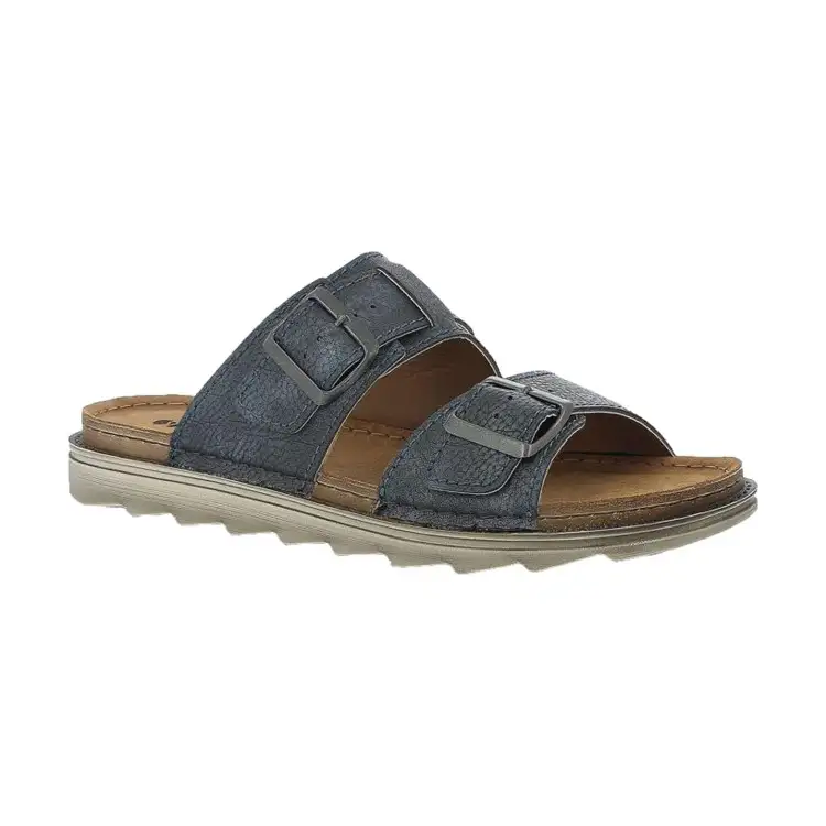 Inblu BU16 Ciabatta Uomo Doppia Fascia Regolabile Blu