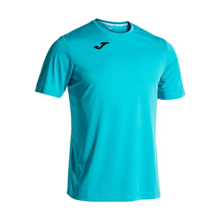 JOMA 100052.010 Combi Short Sleeve T-Shirt Turchese Fluo