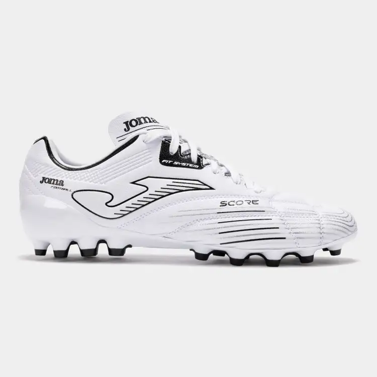 JOMA SCORE 2502 AG Scarpe da Calcio Uomo Bianco Nero