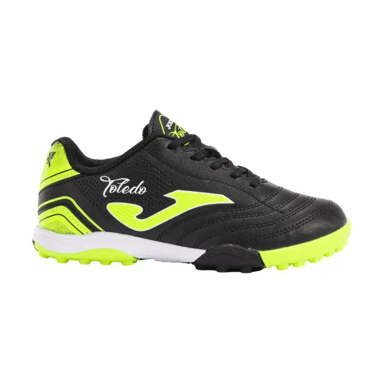 JOMA TOJW2491TF TOLEDO JR 2491 Scarpa Da Calcio Nero Verde Fluorescente