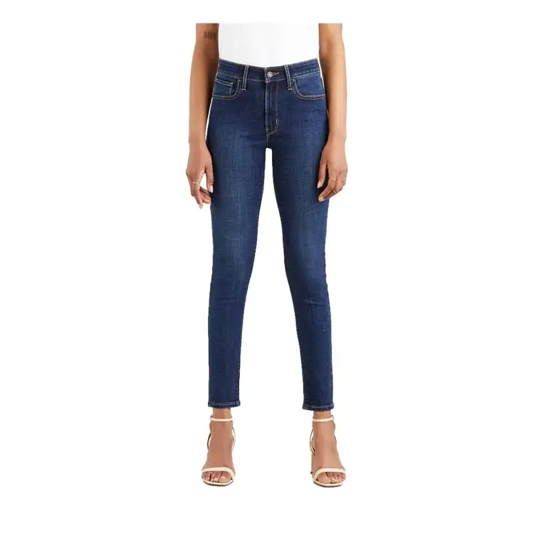 LEVI'S 721 High Rise Skinny Lapis Jeans Donna Blu
