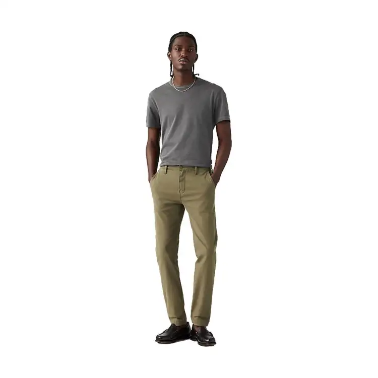LEVI'S XX Chino SLIM TAPER Jeans Uomo Bunker Olive Shady Gd Ccu B