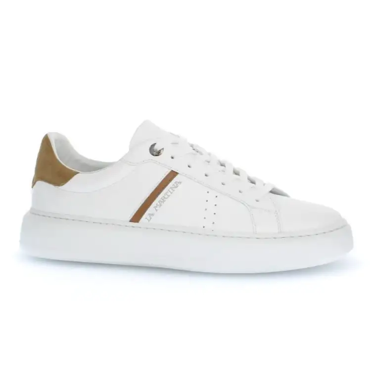 La Martina 003 Sneakers Uomo Stringate Banco