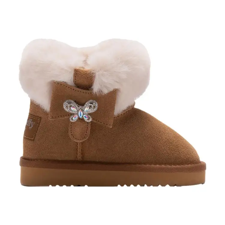 Lelli Kelly LKHK4356 LILY Stivaletto Bambina con Pelliccia Marrone