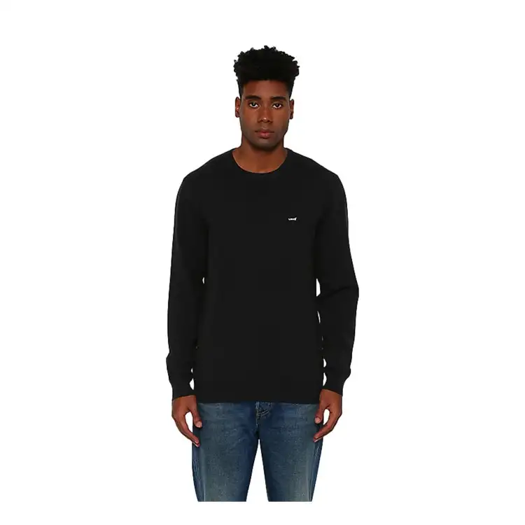 Levi's A7207-0001 LIGHTWEIGHT HM SWEATER Maglione Uomo Nero