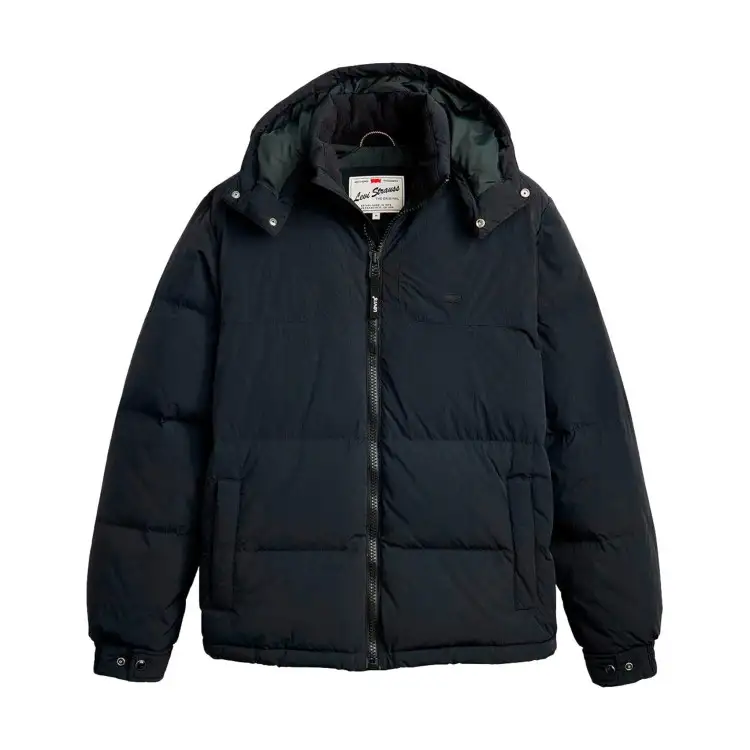 Levi's A85570000 ROCKRIDGE SHORT PUFFER Giubbotto Uomo Nero