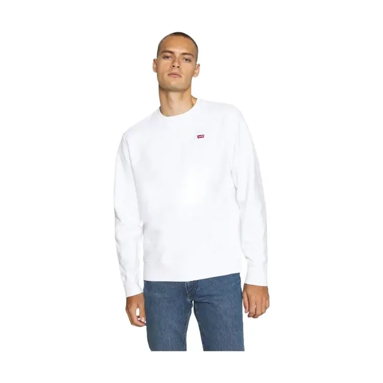 Levi's THE ORIGINAL HM CREW Felpa Uomo Bianco