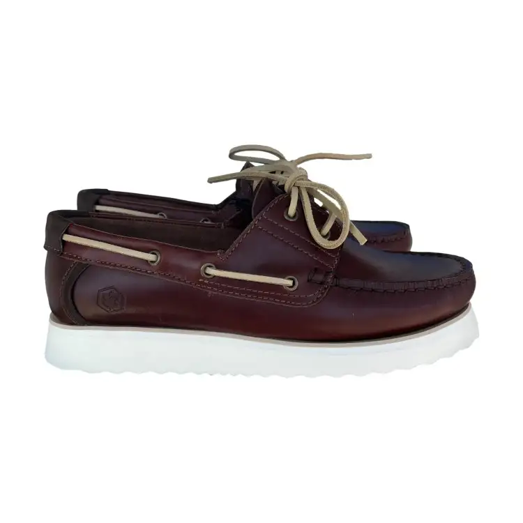 Lumberjack 6402 JUPITER Mocassino Uomo Scarpa da Barca Brunello