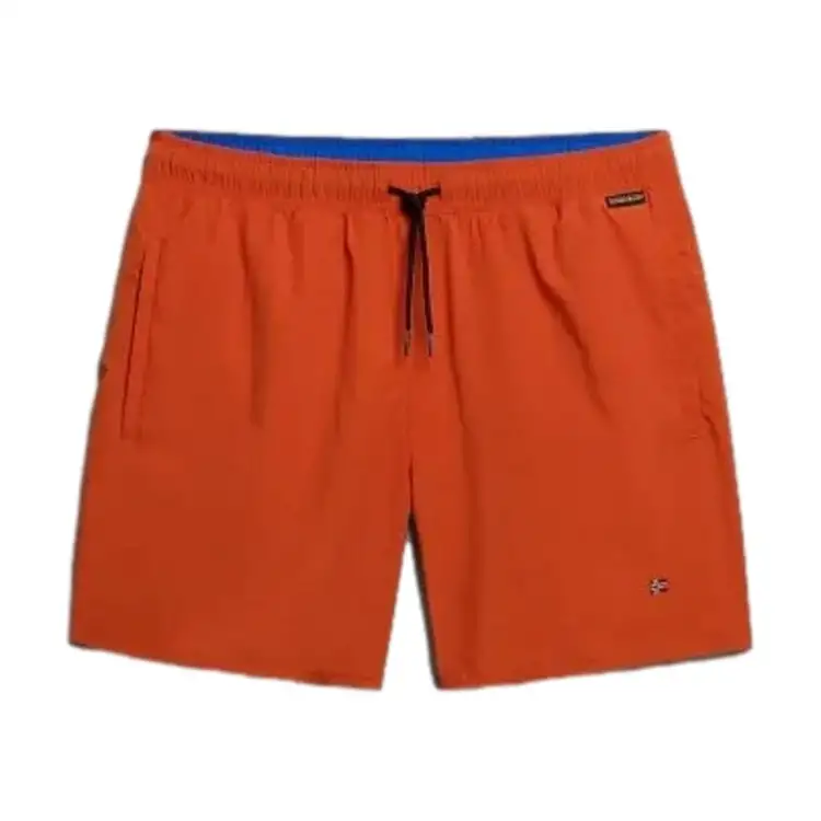 NAPAPIJRI NP0A4HRZA621 HALDANE Costume Mare Piscina Bagno Short Arancione
