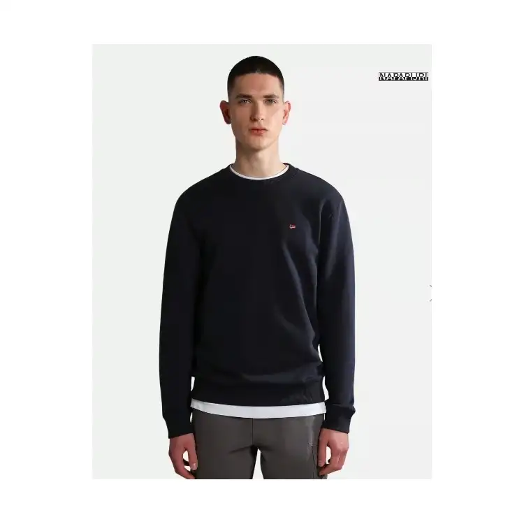 Napapijri BALIS CREW SUM 2 Felpa Uomo Girocollo Blu Marine