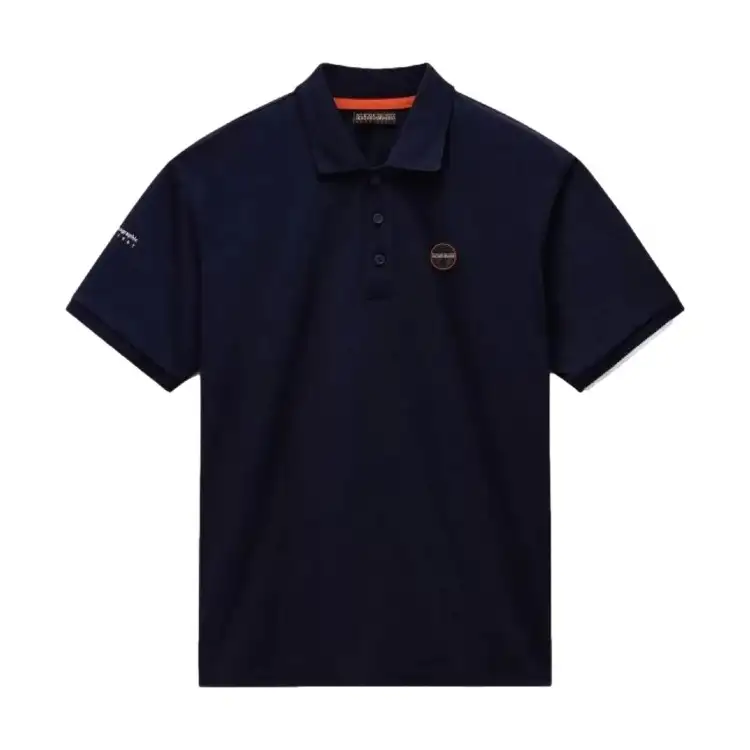 Napapijri E-BADGE SUM T-Shirt Uomo in Cotone Blu Marine