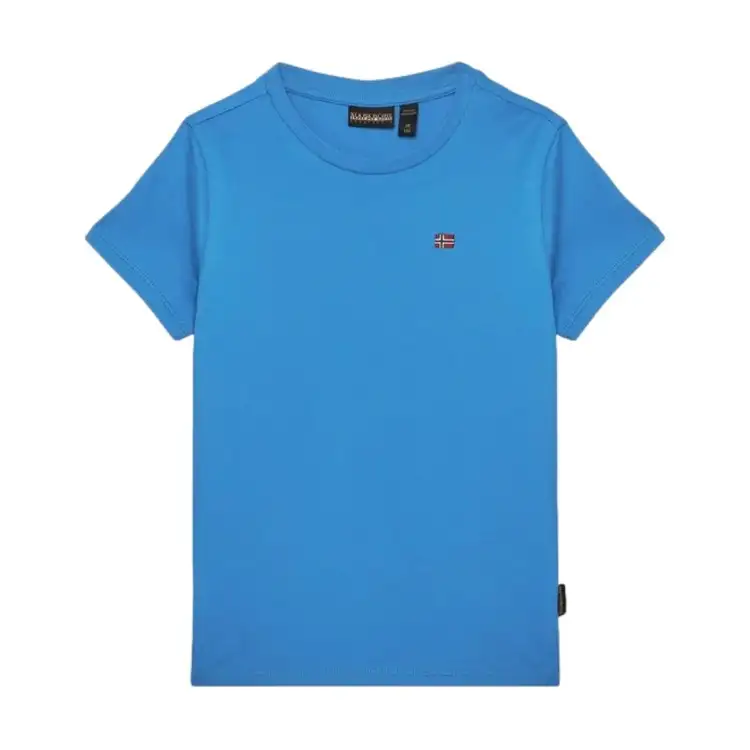 Napapijri K SALIS SS 2 T-Shirt Bambino Mezza Manica French Blue B2W