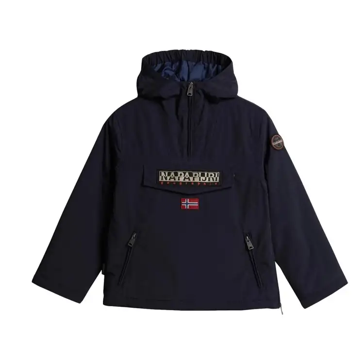 Napapijri NP0A4GNA1761 K RAINFOREST PKT 2 Giubbotto Parka Bambino Blue Marine