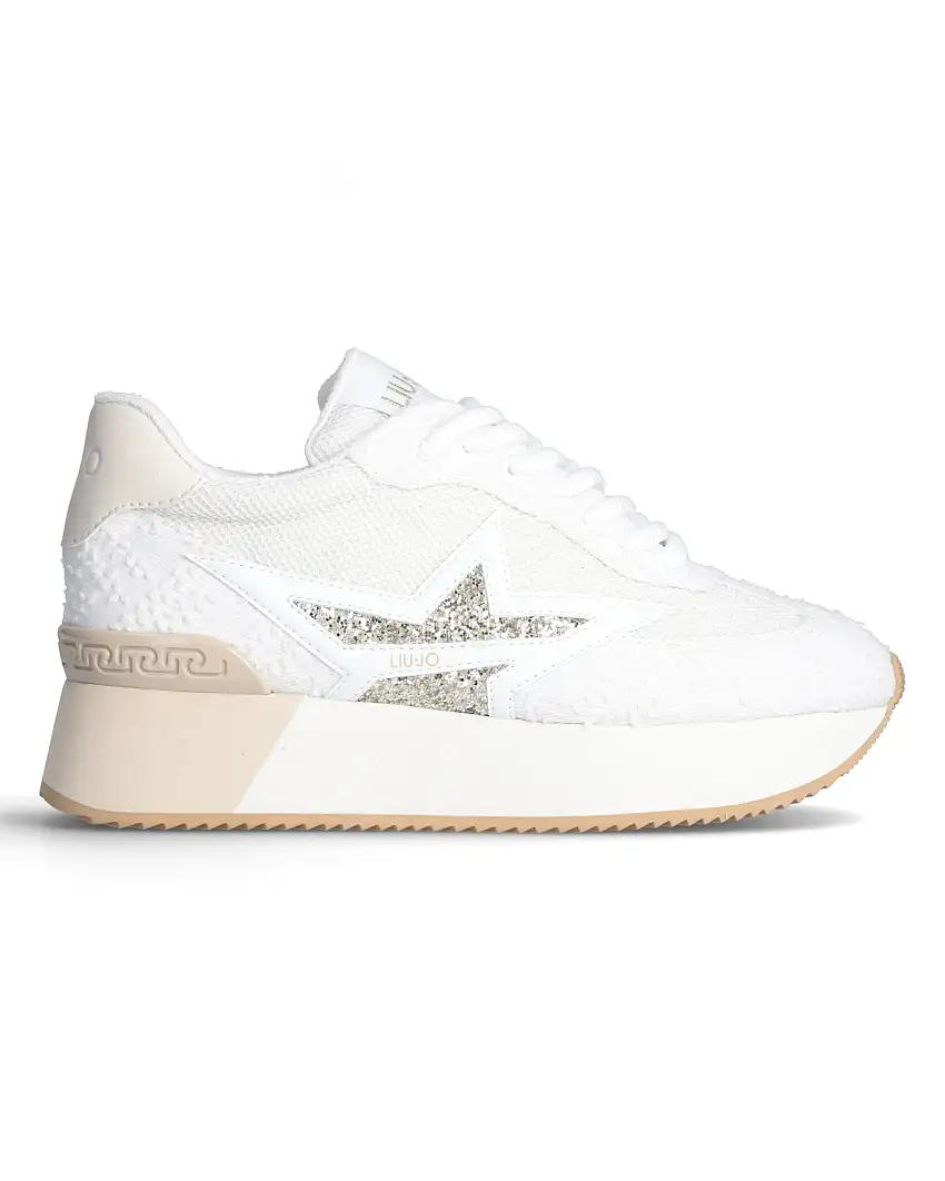 Liu Jo Sneaker Dreamy 03 Pelle Scamosciata Bianco