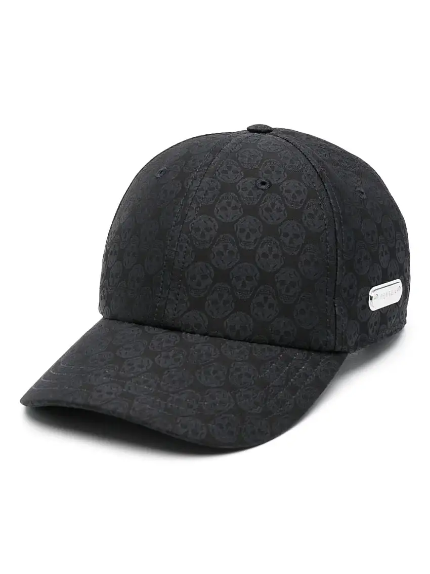 Alexander McQueenCappello da baseball con effetto jacquard