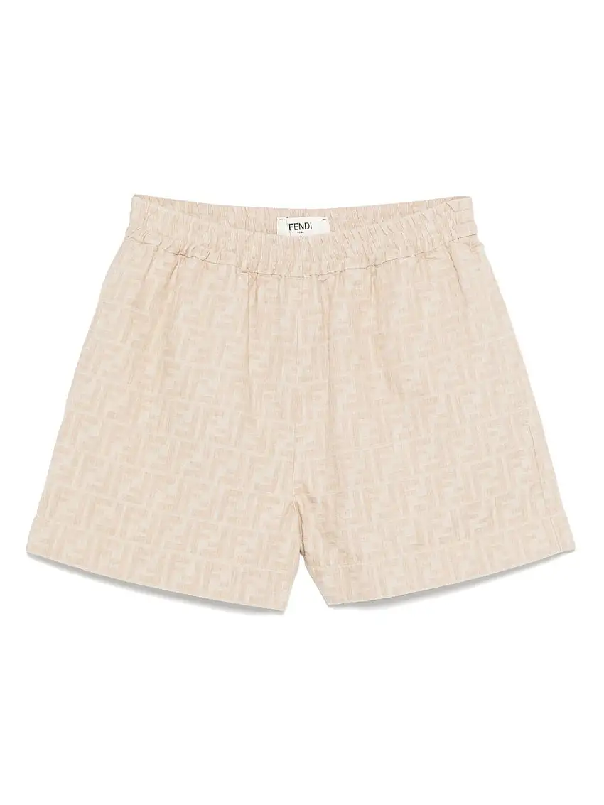 Fendi ShortShort in chambray FF beige