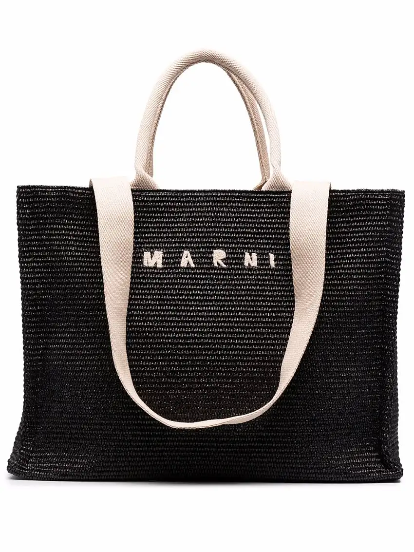 MarniBorsa tote con ricamo
