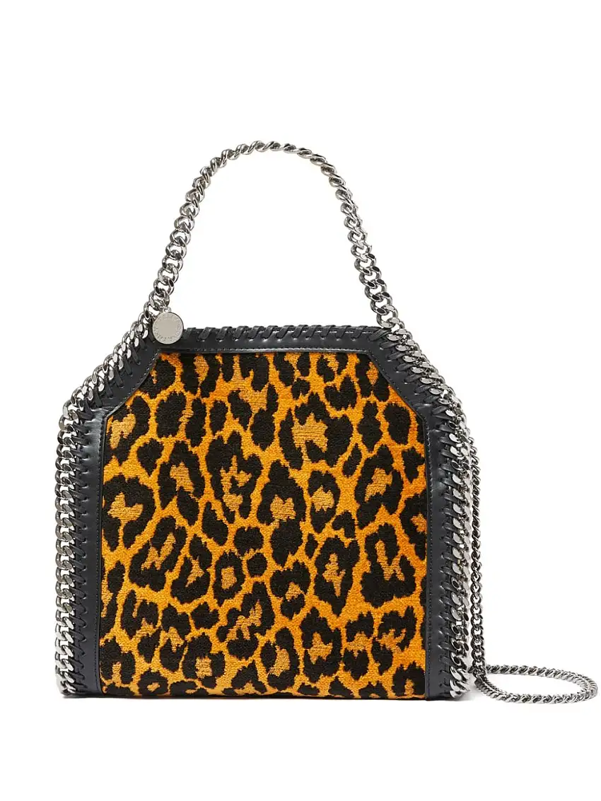 Stella McCartneyBorsa tote Falabella mini leopardata