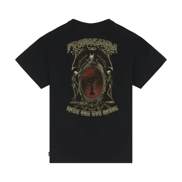 Propaganda DANCE T-Shirt Uomo In Cotone Nero