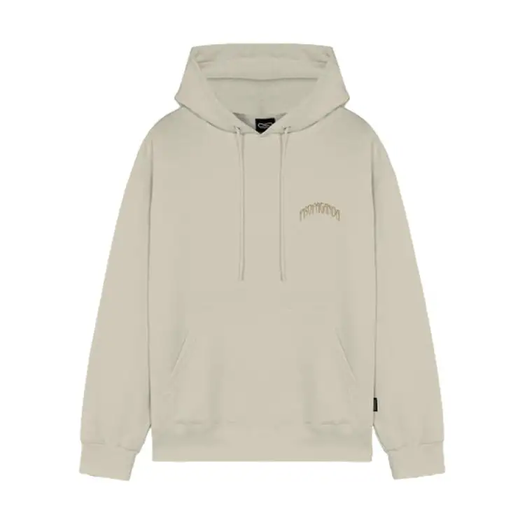 Propaganda HOODIE TRIANGLE PANTHER Felpa Uomo Con Cappuccio Beige