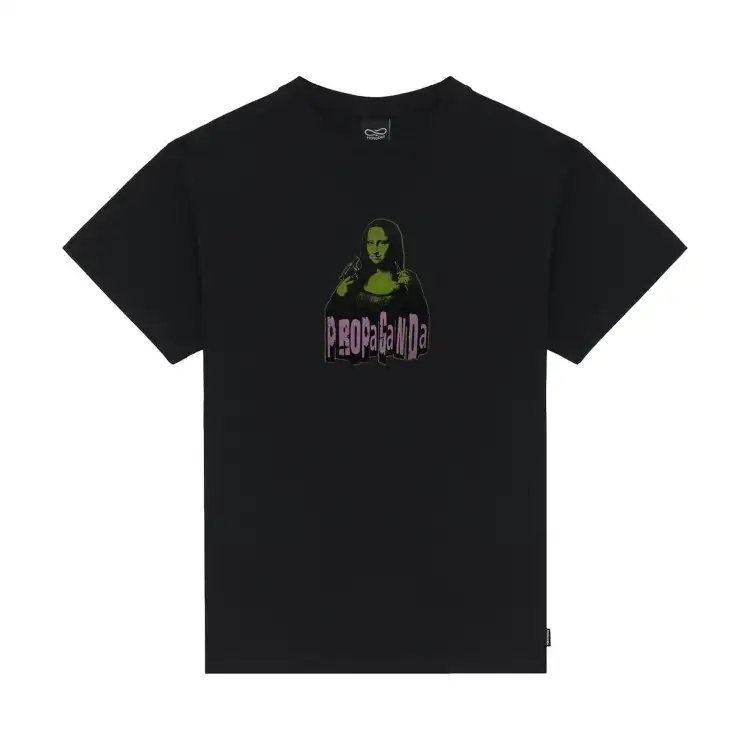 Propaganda ICONOCLAST T-Shirt Uomo Con Stampa Nero