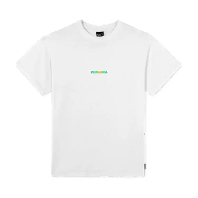 Propaganda RIBS NEON T-Shirt Uomo In Cotone Bianco