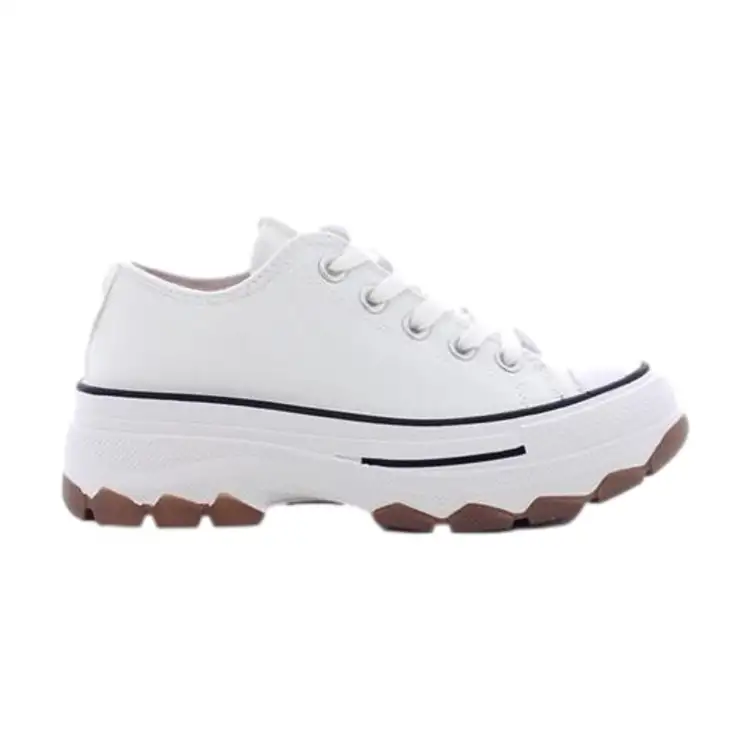 Refresh 172477 Sneakers Donna Platform Stringate White