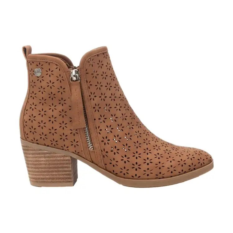 Refresh 172784 Stivaletti Donna Con Tacco Medio Camel