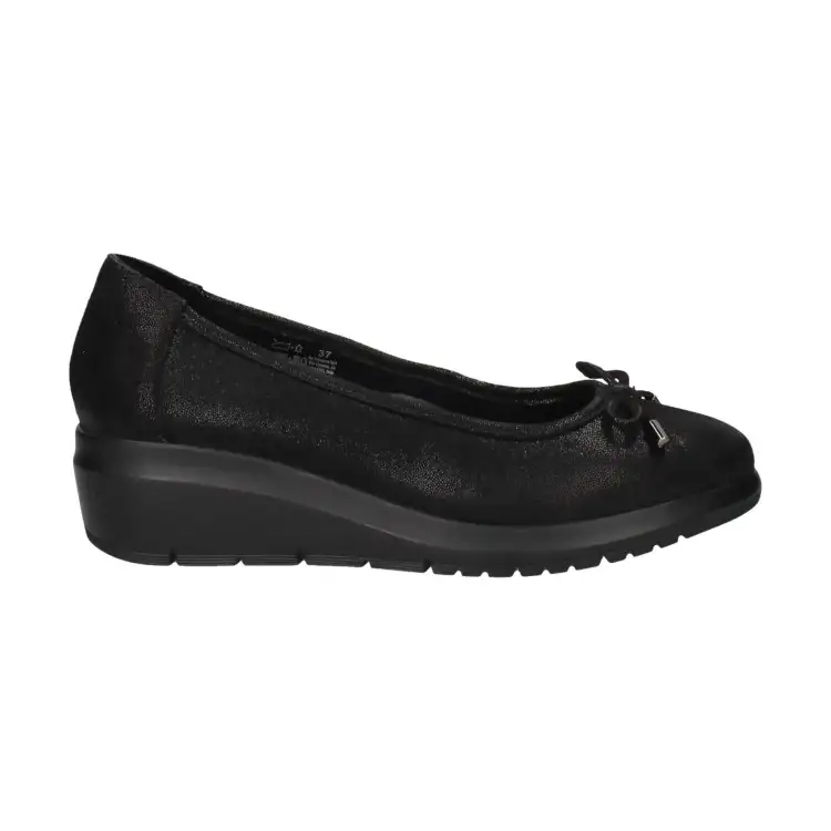 Riposella ROSA I WA04BX Mocassino Alto Donna Nero Texture